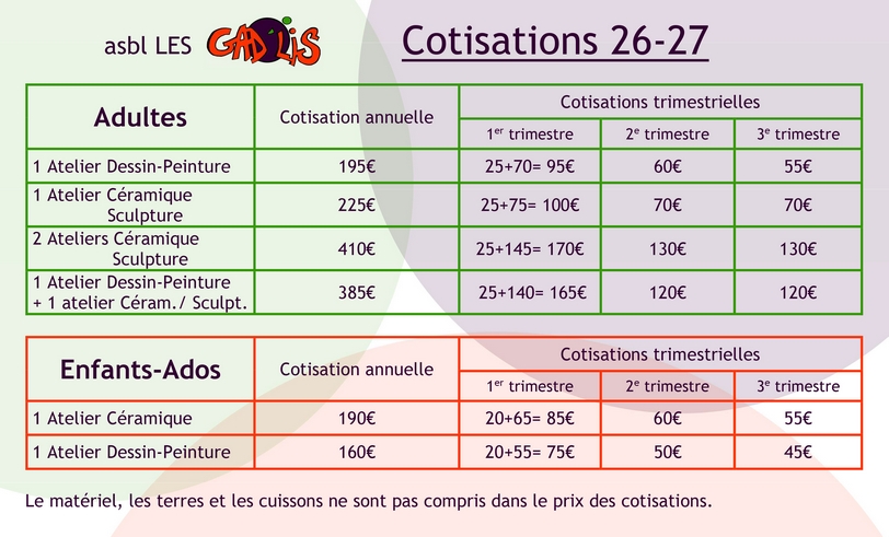 Cotisations 26-27